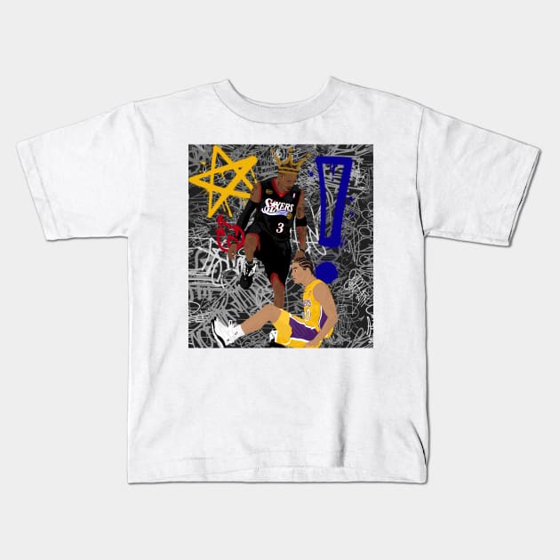 The Step Over Kids T-Shirt by SteveMartzArt